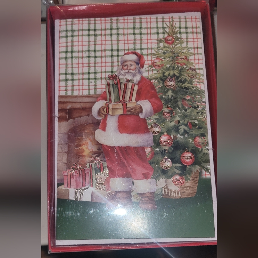 Santa Claus Christmas Card Set 30 Cards